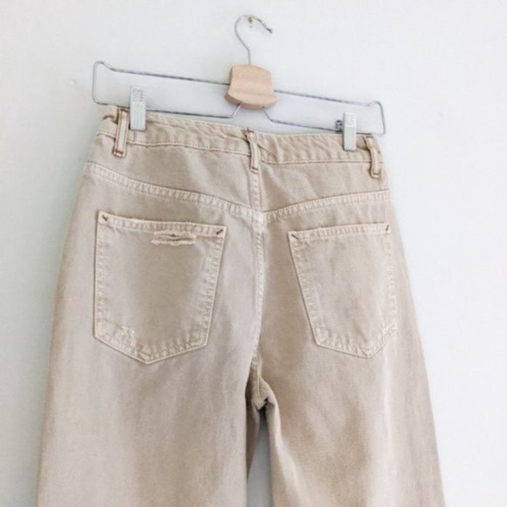 New Free People Dakota Tan Straight Leg Jean - Picture 6 of 8